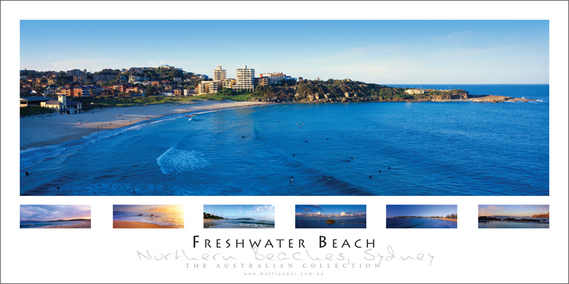 Freshwater Beach Wall Poster - Northern Beaches, Sydney